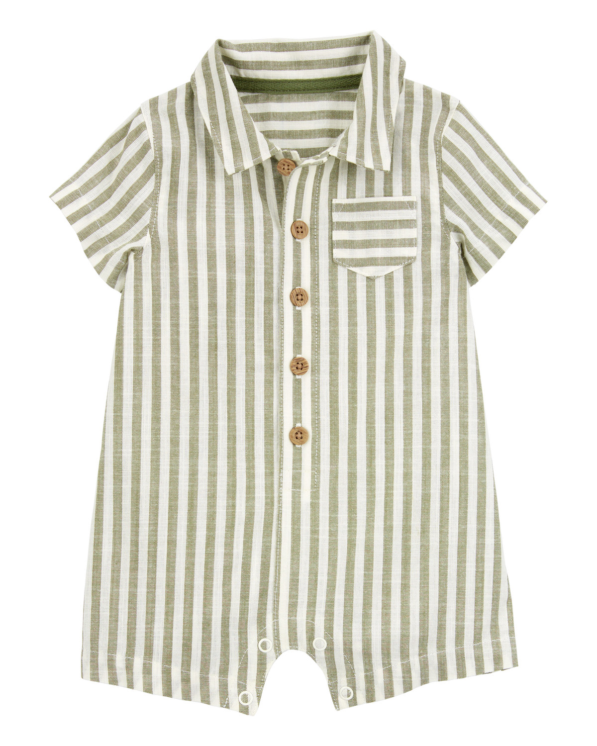 Baby Striped Short-Sleeve Romper | Carter's Inc