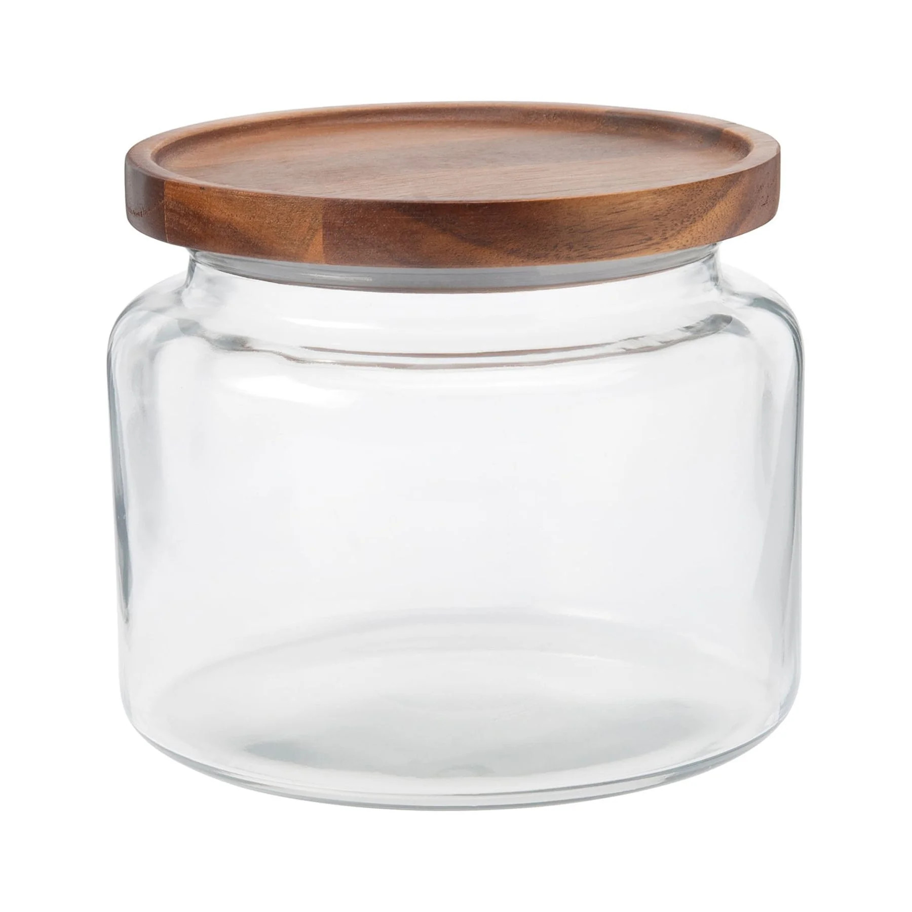 Anchor Hocking 64 Ounce Montana Glass Storage Jar with Acacia Lid | Walmart (US)