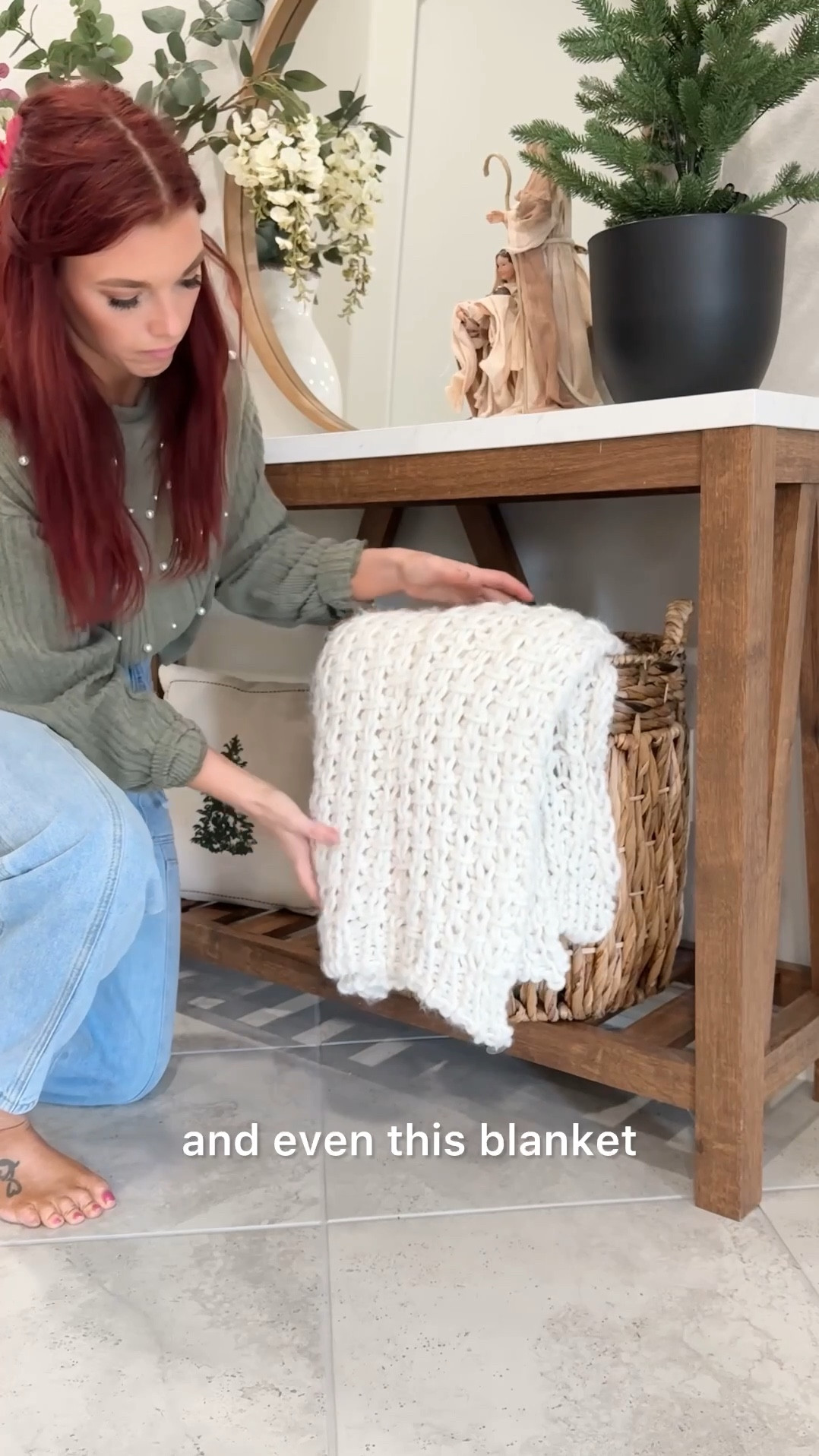 Cozy Christmas entryway! 

#LTKHoliday #LTKHome #LTKSeasonal