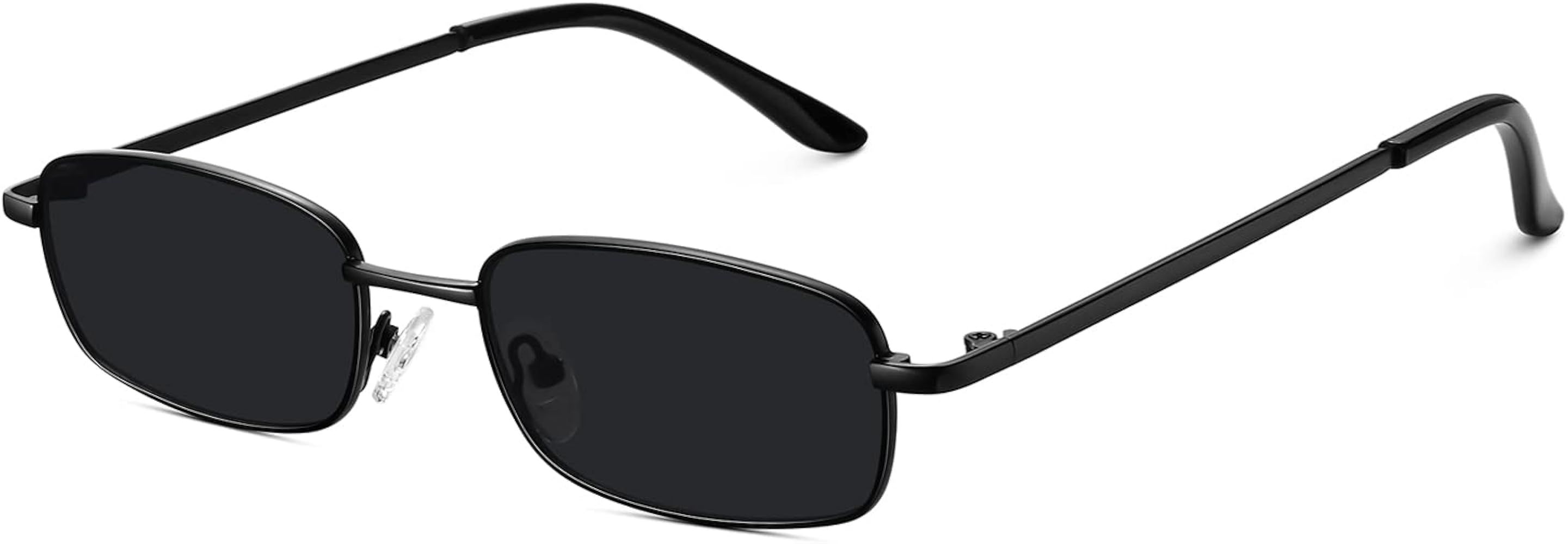 Rectangle Sunglasses for Women 90s Retro Small Narrow Square Frame UV400 Protection | Amazon (US)