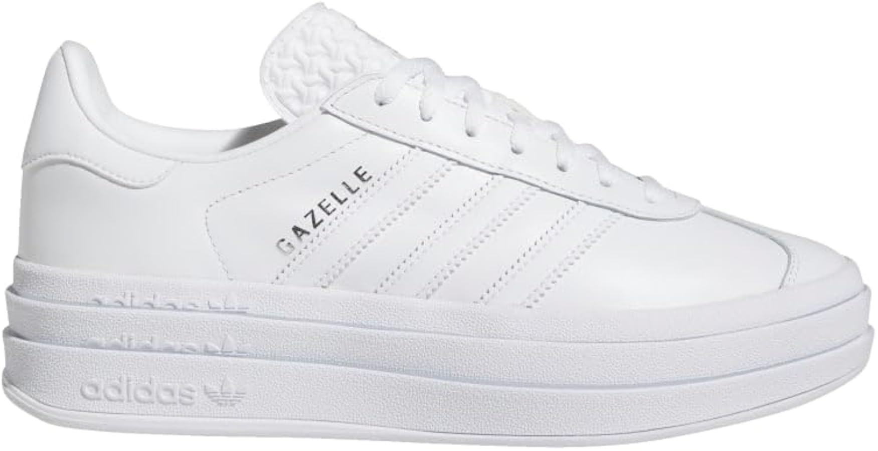adidas Womens Gazelle Bold Triple White IE5130 Size 7 | Amazon (US)