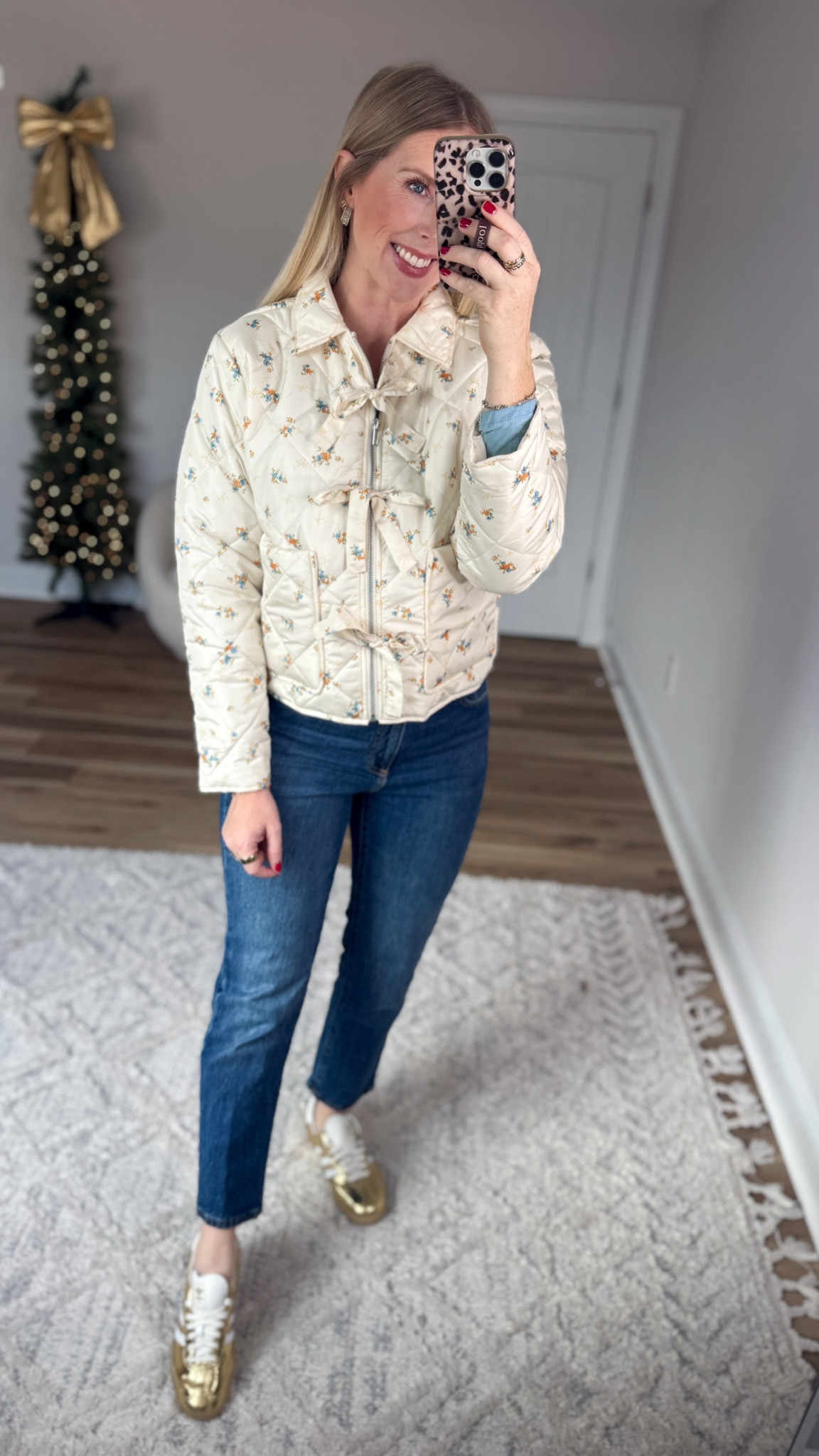 Daily try on, Walmart outfit, Walmart fashion, Walmart try on, no boundaries, floral bow jacket 

#LTKFindsUnder50 #LTKSaleAlert #LTKootd