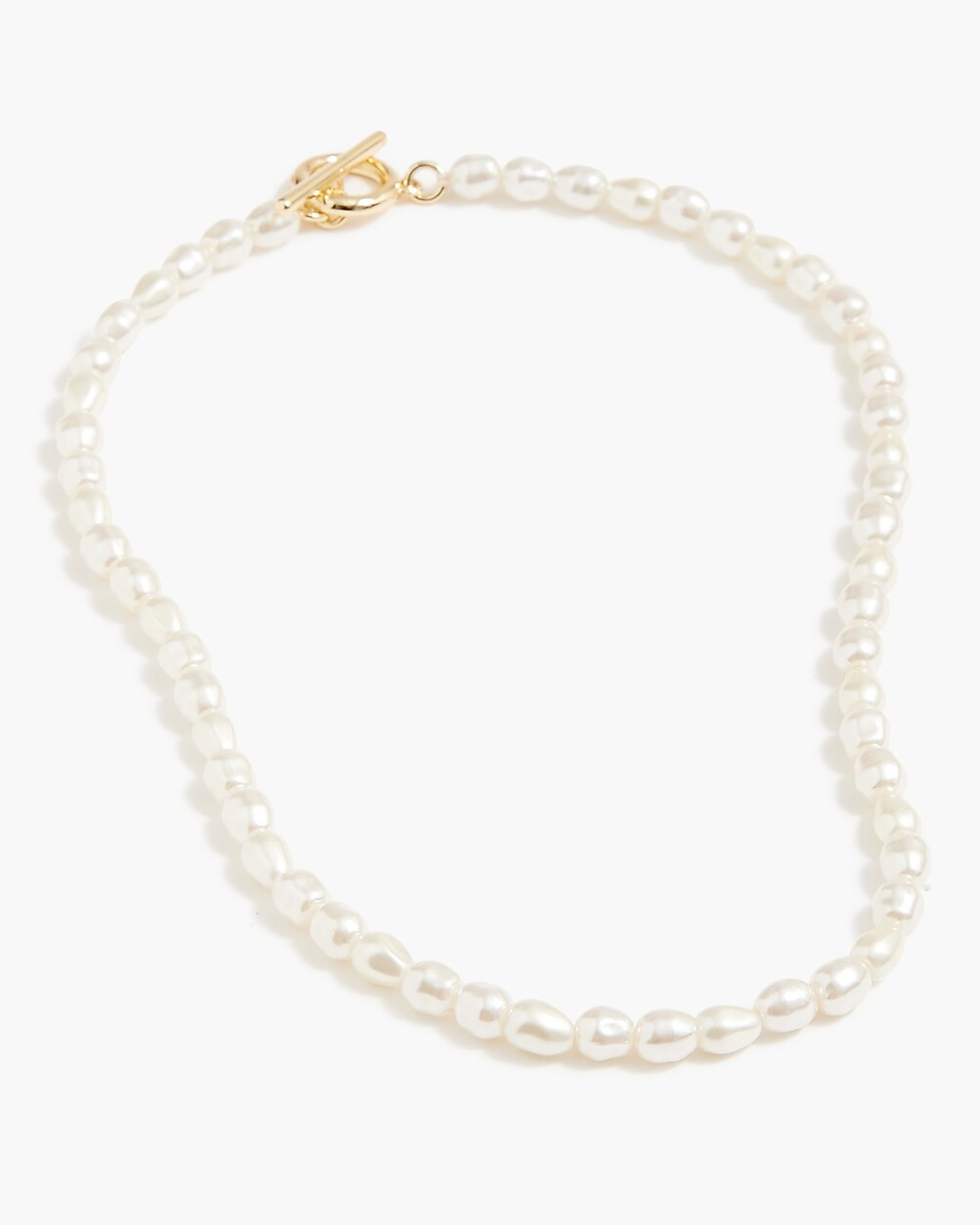 Pearl necklace with toggle closure | J.Crew Factory