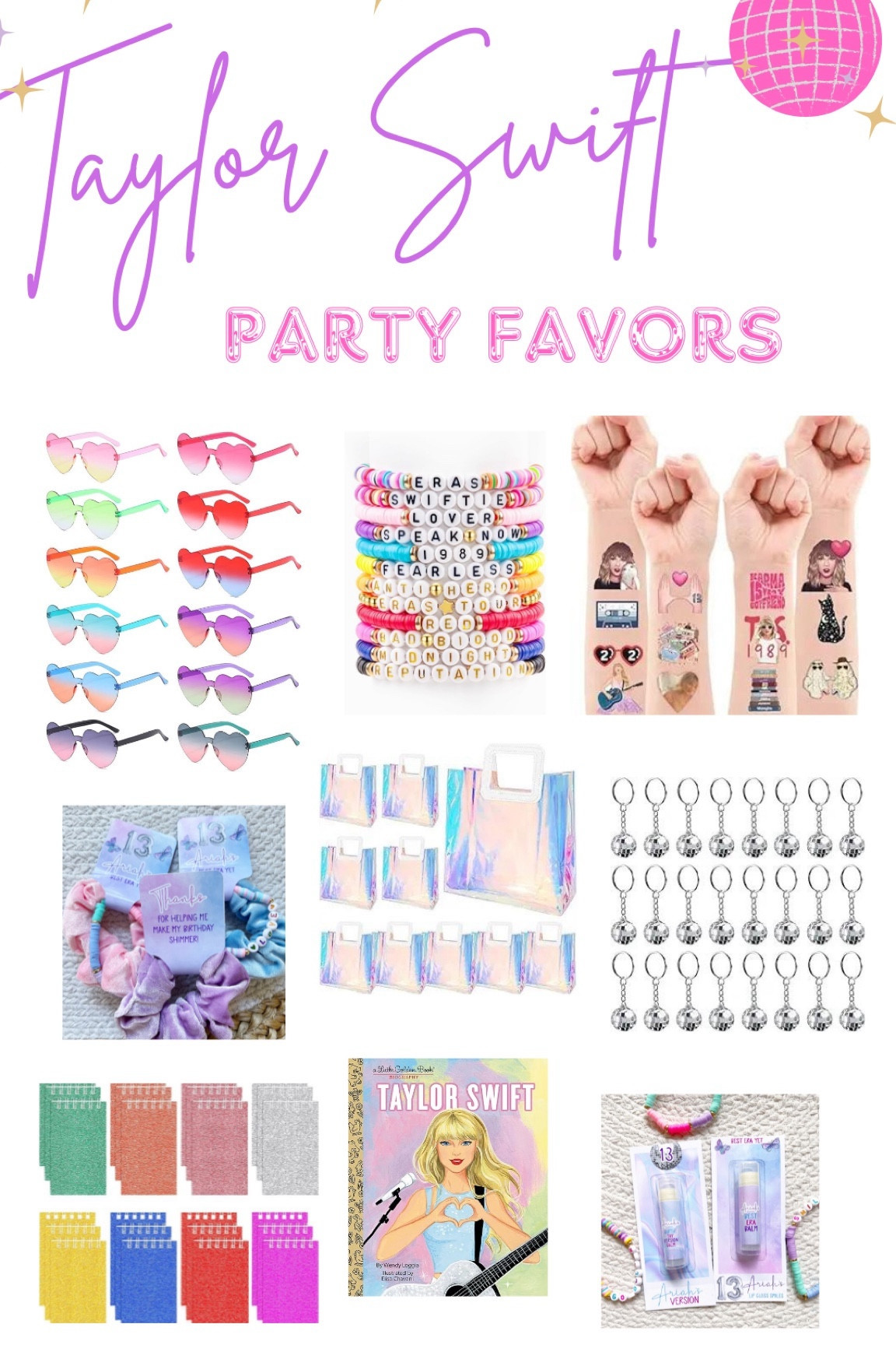 Taylor Swift Birthday Party Favor Ideas 

#LTKkids #LTKparties