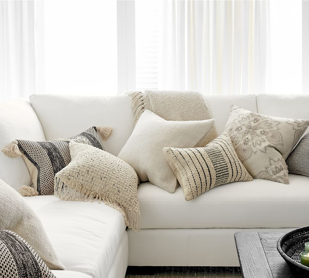 Edison Lumbar Pillow Cover | Pottery Barn (US)