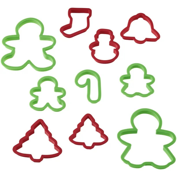 Wilton Holiday Cookie Cutter Set, 10-Piece - Walmart.com | Walmart (US)