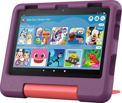 Amazon - Fire HD 8 Kids tablet, ages 3-7 | 3GB memory, 13-hr battery, 32GB, (2024 release) - Grap... | Best Buy U.S.