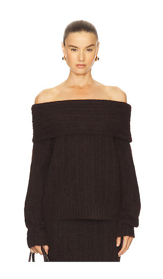 Ophelie Sweater in Chocolate | Revolve Clothing (Global)