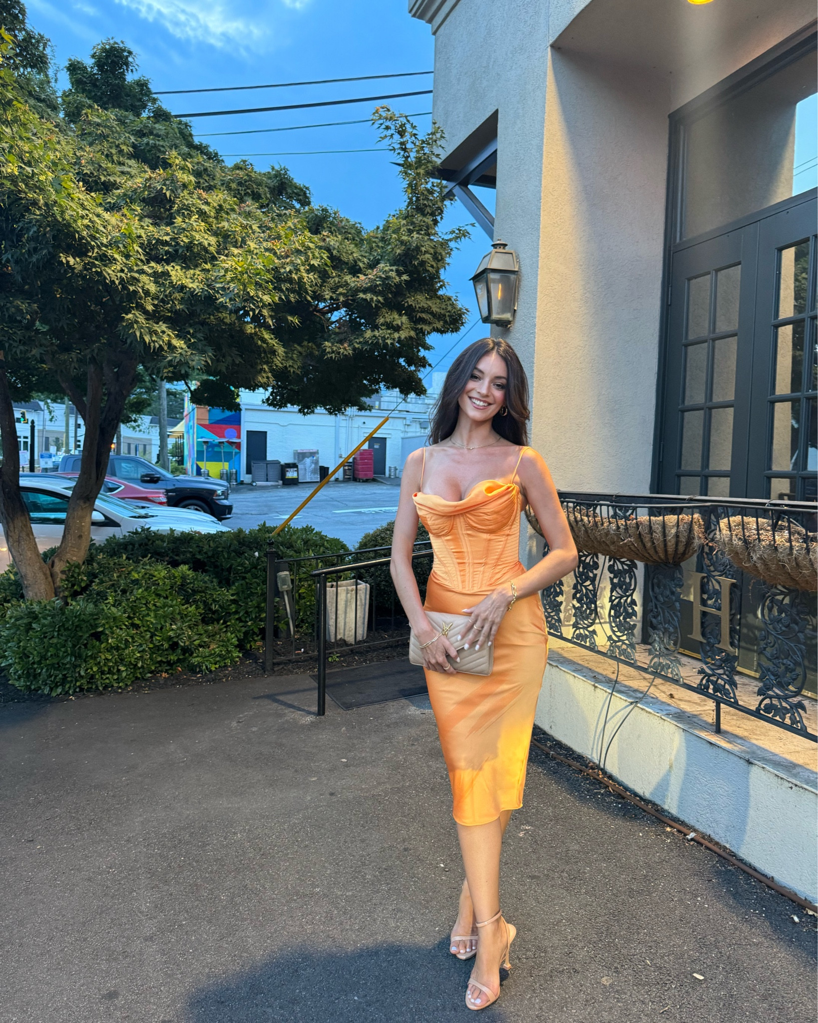 Perfect dinner dress that snatches you in with that corset! 

#LTKSaleAlert #LTKWedding #LTKFallSale