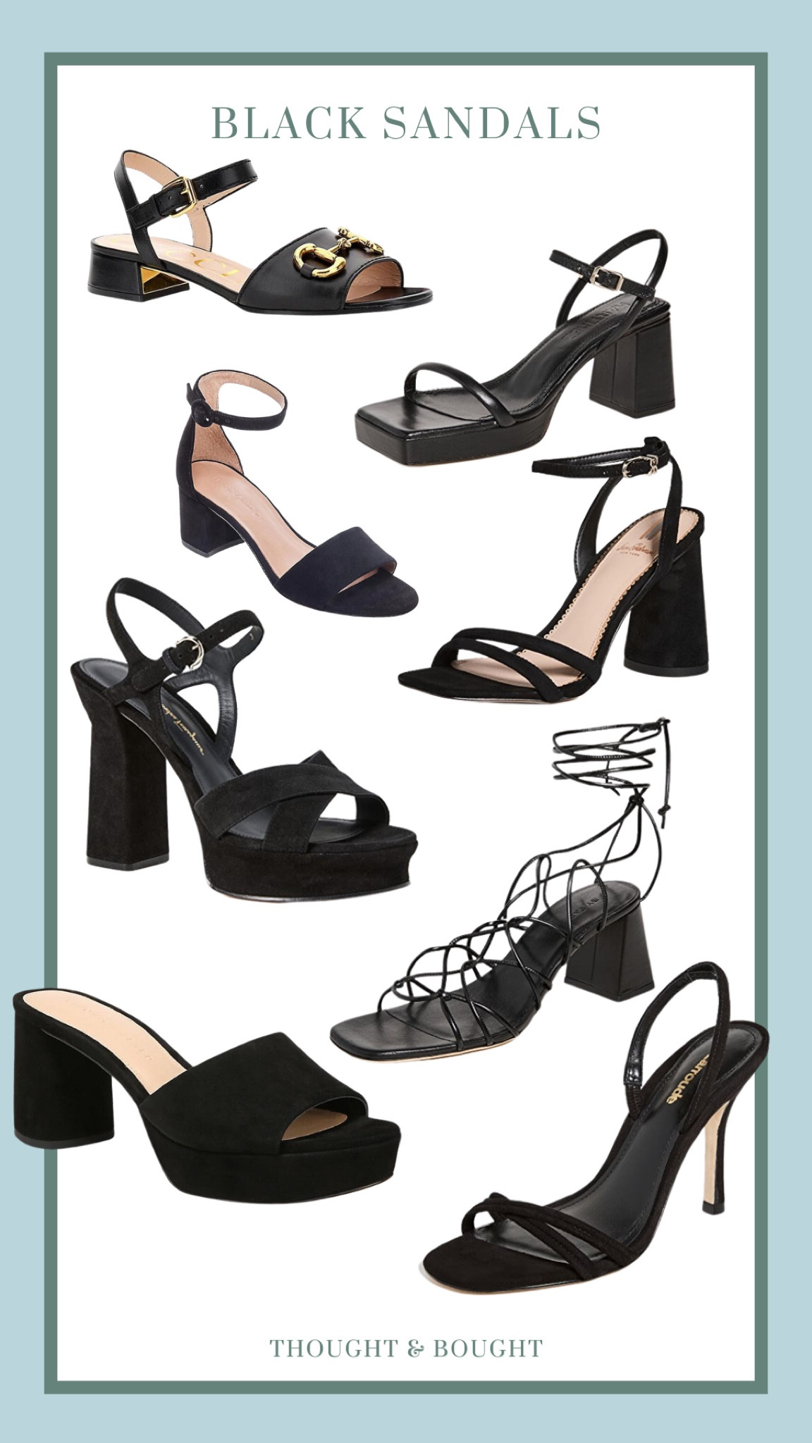 Black sandals with a heel! 

#LTKstyletip #LTKshoecrush #LTKFind