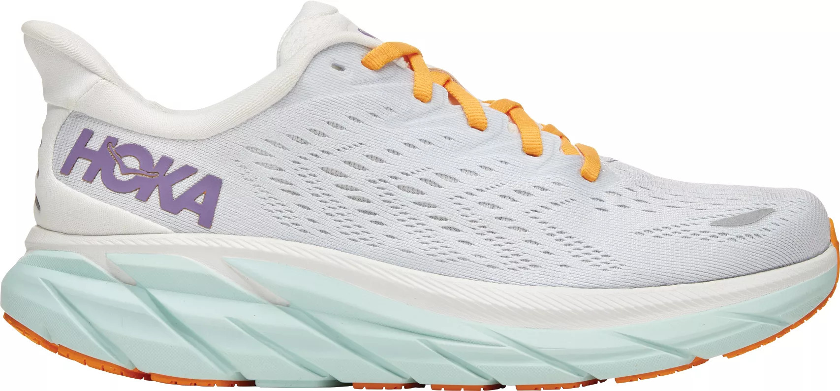 HOKA Women's Clifton 8 Running Shoes, Size 9, Blanc De Blanc | Dick's Sporting Goods