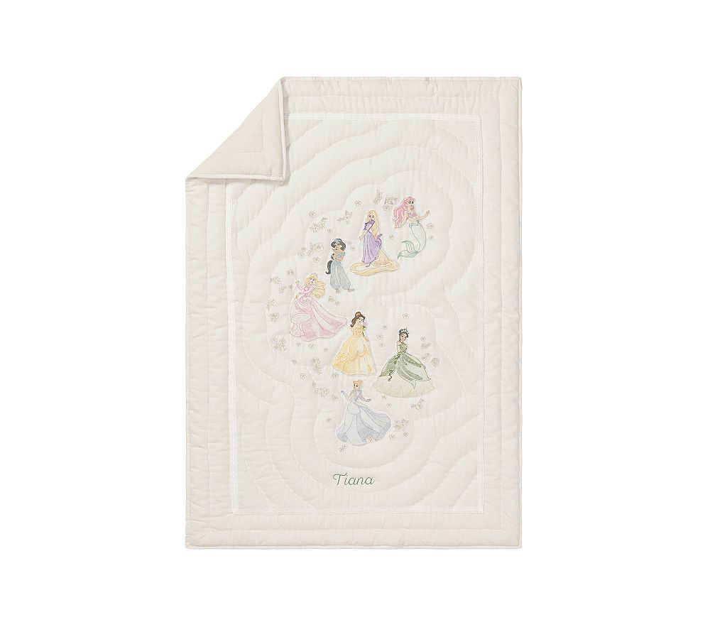 Heritage Disney Princess Baby/Toddler Quilt , 36""W x 50""L, Multi | Pottery Barn Kids
