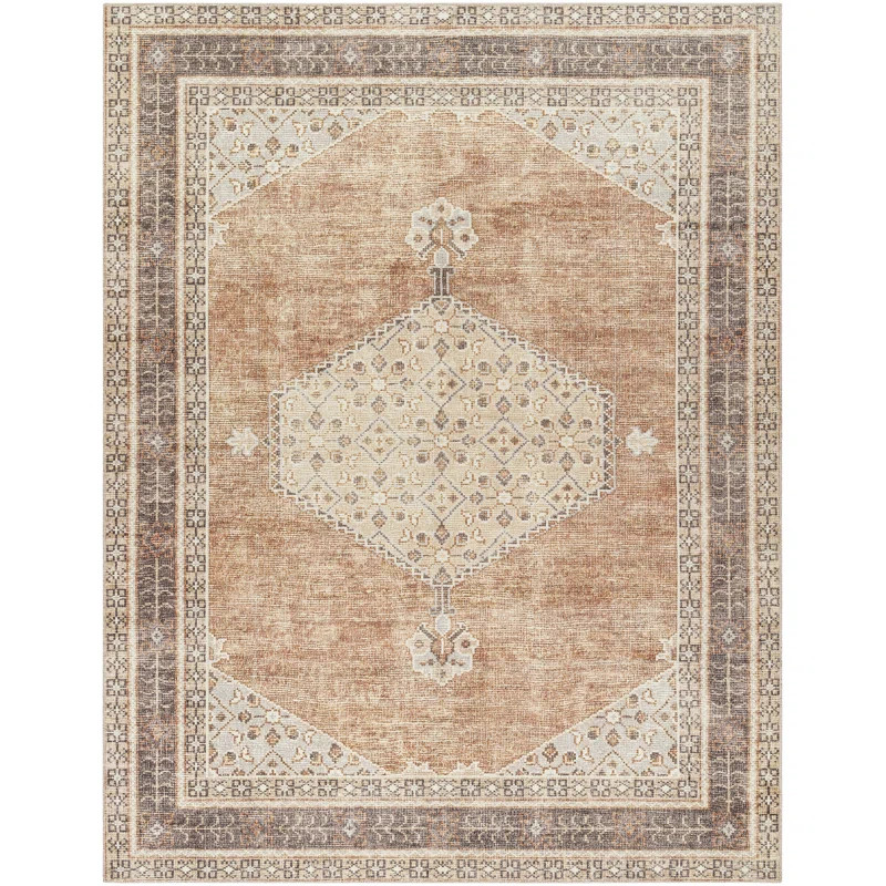 Becki Owens x Surya Lila Oriental Brown/Beige Area Rug | Wayfair North America