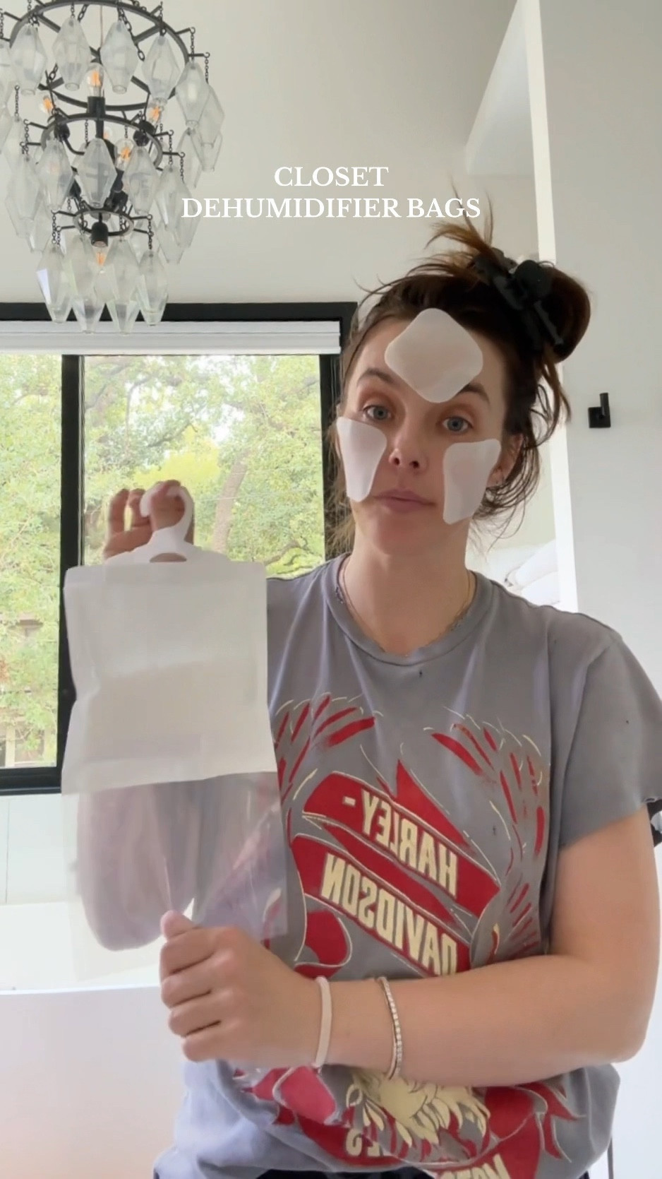 My new favorite thing! These moisture absorber hanging bags are must-haves for my closet.