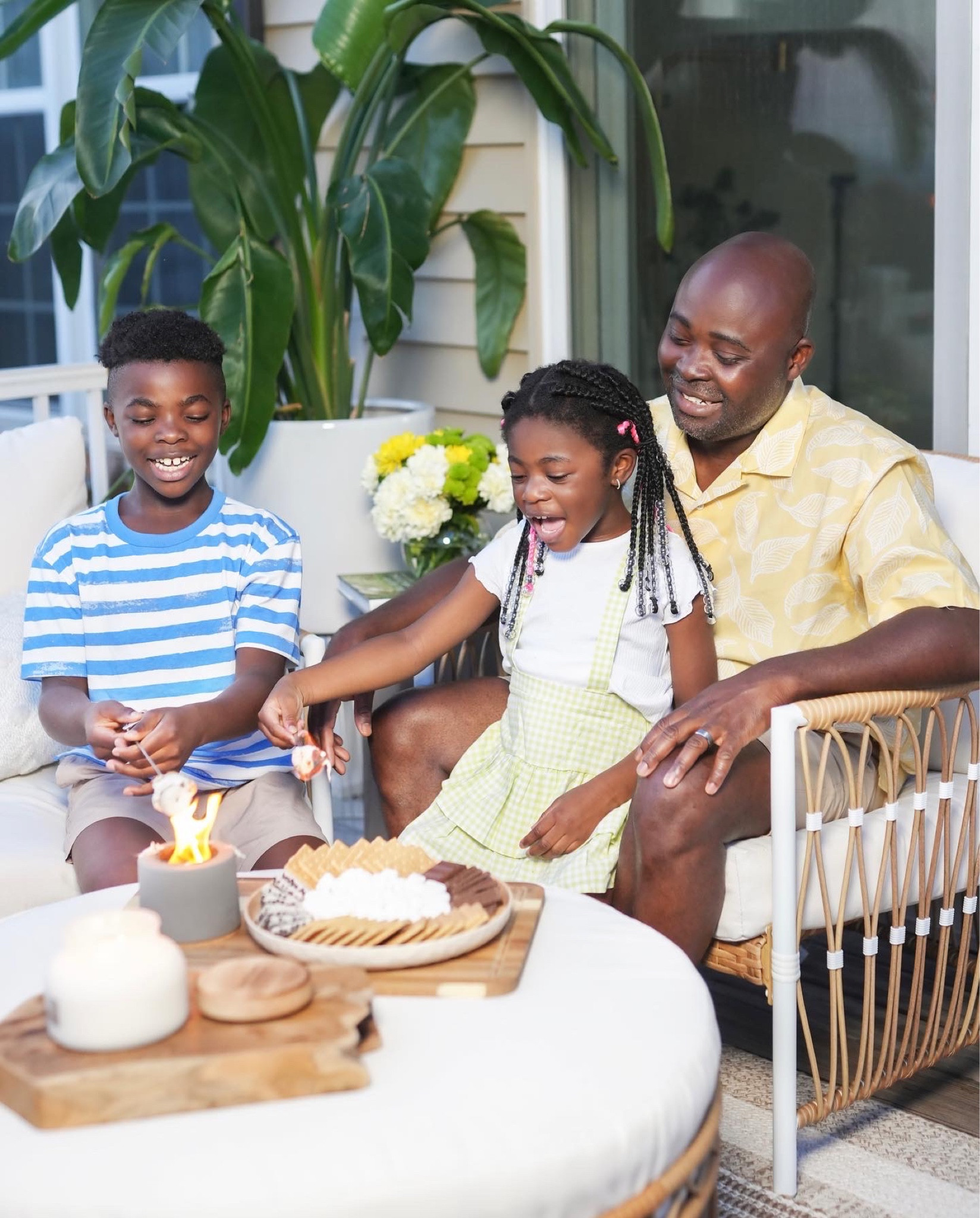 Summer nights are for s’more :) 
Shop Leo and the kids looks @ Walmart! Walmart fashion, Walmart kids , Walmart BackToSchool, kids outfit , girls outfit , boy outfit , striped shirt , affordable style , affordable fashion 

#LTKSeasonal #LTKBacktoSchool #LTKfamily