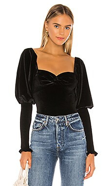 Tularosa Brynlee Bodysuit in Black from Revolve.com | Revolve Clothing (Global)