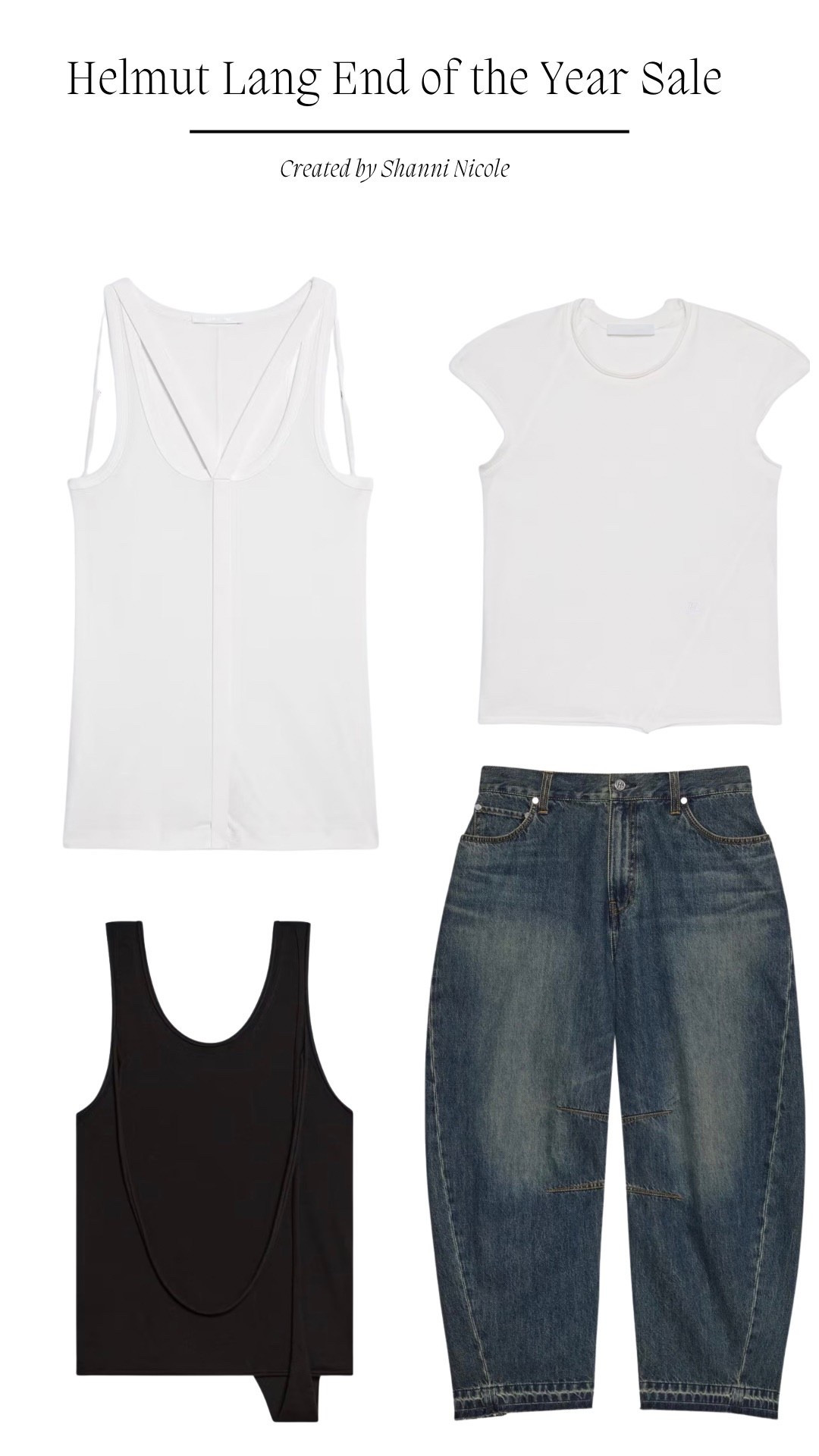 Helmut Lang end of the year sake 

#LTKMidsize #LTKSaleAlert #LTKgrwm