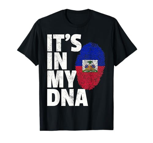 IT'S IN MY DNA Haiti Haitian Flag Country Men Women Gift T-Shirt | Amazon (US)