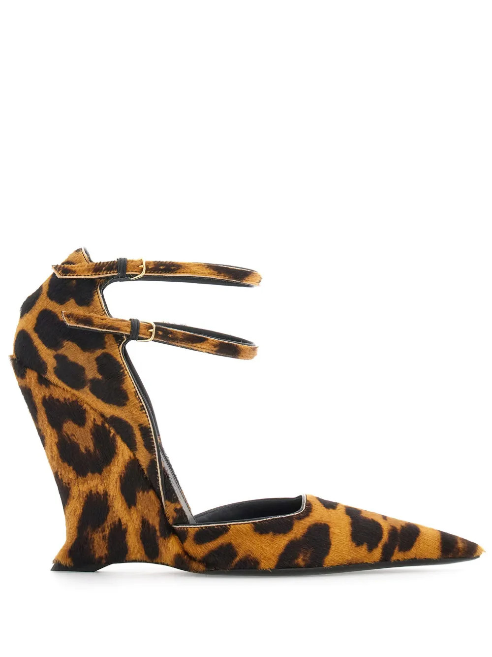 Ferragamo Vidya 105mm leopard-pattern Leather Pumps - Farfetch | Farfetch Global