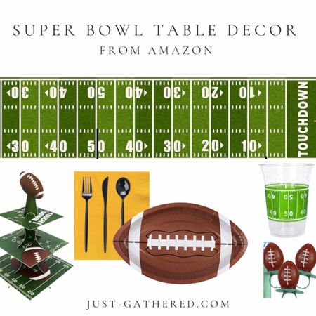Another Super Bowl look 🏈 #superbowlparty #footballparty #tablescape

#LTKparties #LTKhome
