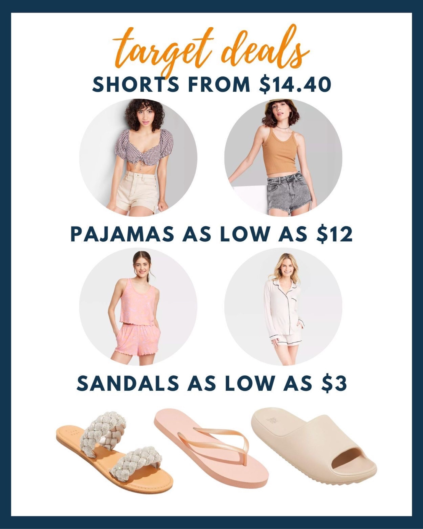 Target is having some HOT sales on summer staple pieces!! 😍🔥🔥🔥 We’ve linked a bunch of our favorites from shorts, sandals, and even pajamas. 😍 

#LTKsalealert #LTKSeasonal #LTKunder50