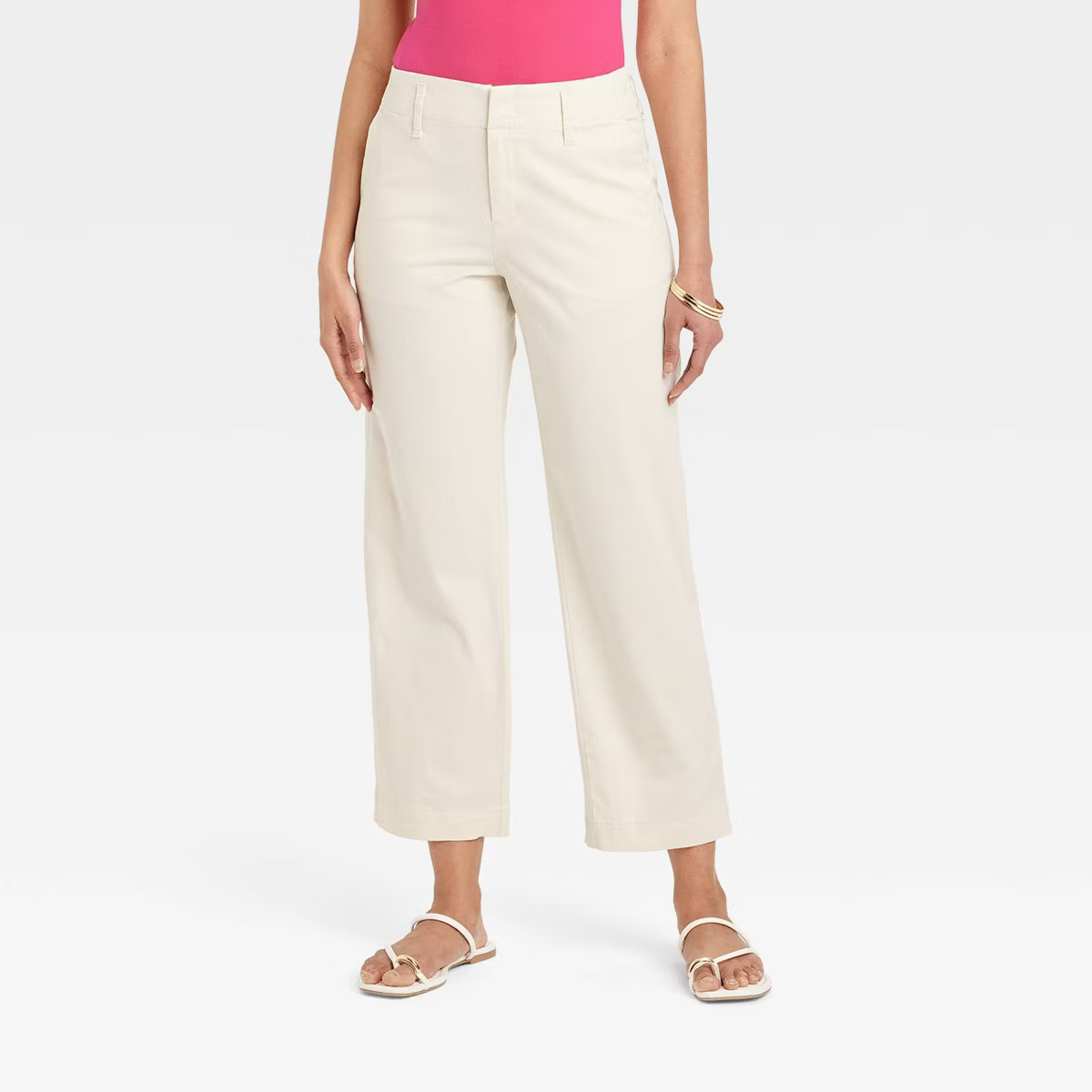 Women's High-Rise Straight Ankle Chino Pants - A New Day™ | Target