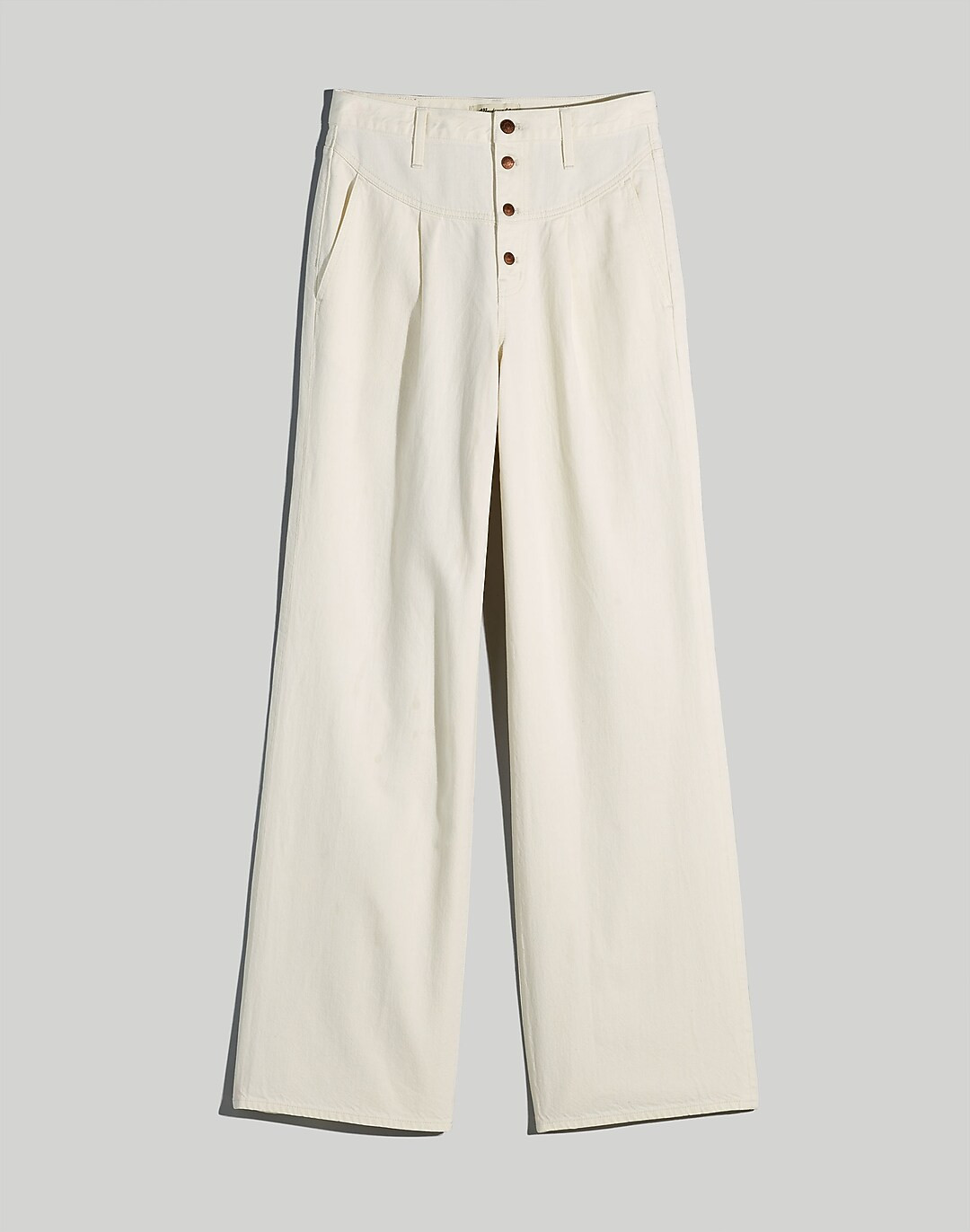 Superwide-Leg Jeans in Vintage Canvas: Button-Fly Edition | Madewell