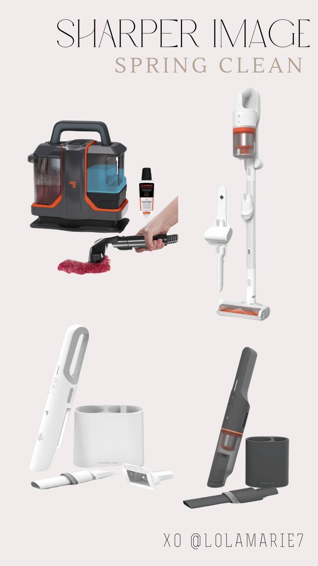 Spring Clean with Sharper Image 

#springclean #sharperimage #carpetcleaner #bestvacuum 

#LTKFindsUnder100 #LTKHome #LTKSeasonal