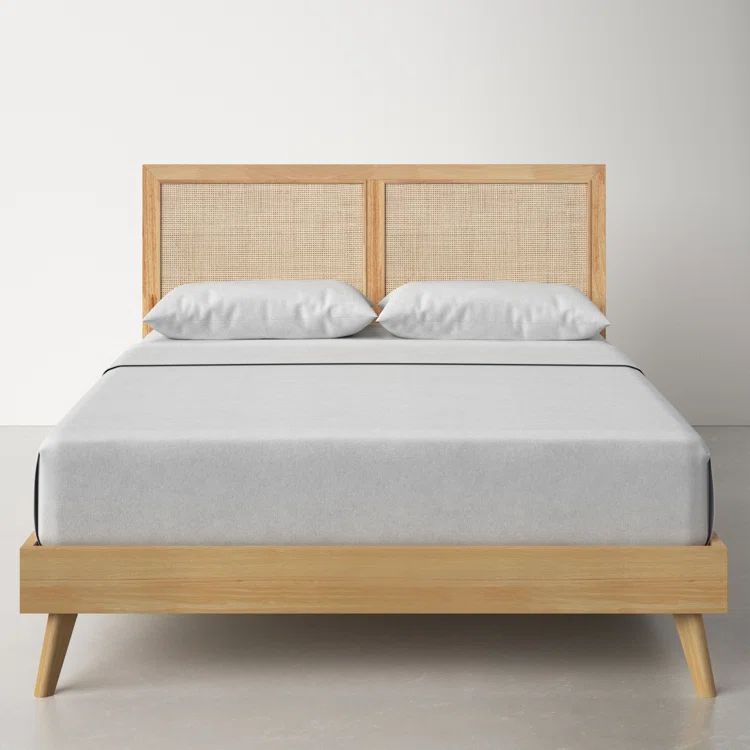 Amani Queen Low Profile Platform Cane Bed | Wayfair North America