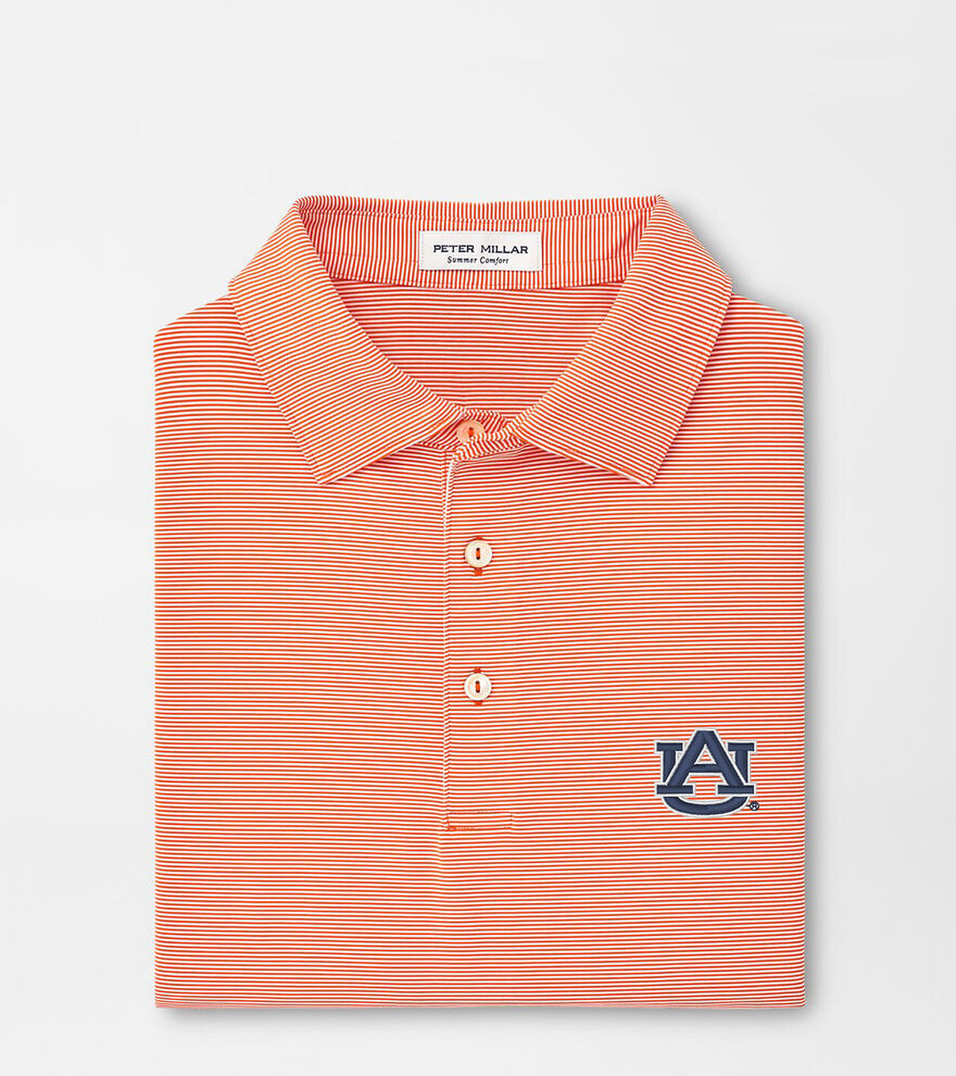 Auburn Jubilee Stripe Performance Polo | Peter Millar
