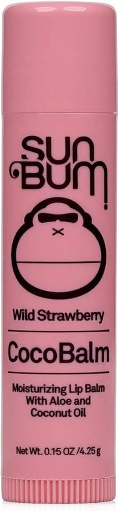 Sun Bum Wild Strawberry Cocobalm | Hydrating Lip Balm with Aloe | Paraben Free, Silicone Free,| 0... | Amazon (US)