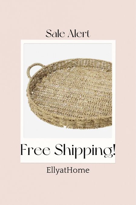 45% off sale at Wayfair with free shipping! Maxille Sea grass tray for styling and serving. Coastal, modern coastal, classic, modern traditional home decor style. Versatile look for kitchen, dining room, living room, bathroom, bedroom. Home decor accessories, interior styling, design. Or select other tray options. 


#LTKhome #LTKsalealert #LTKFind