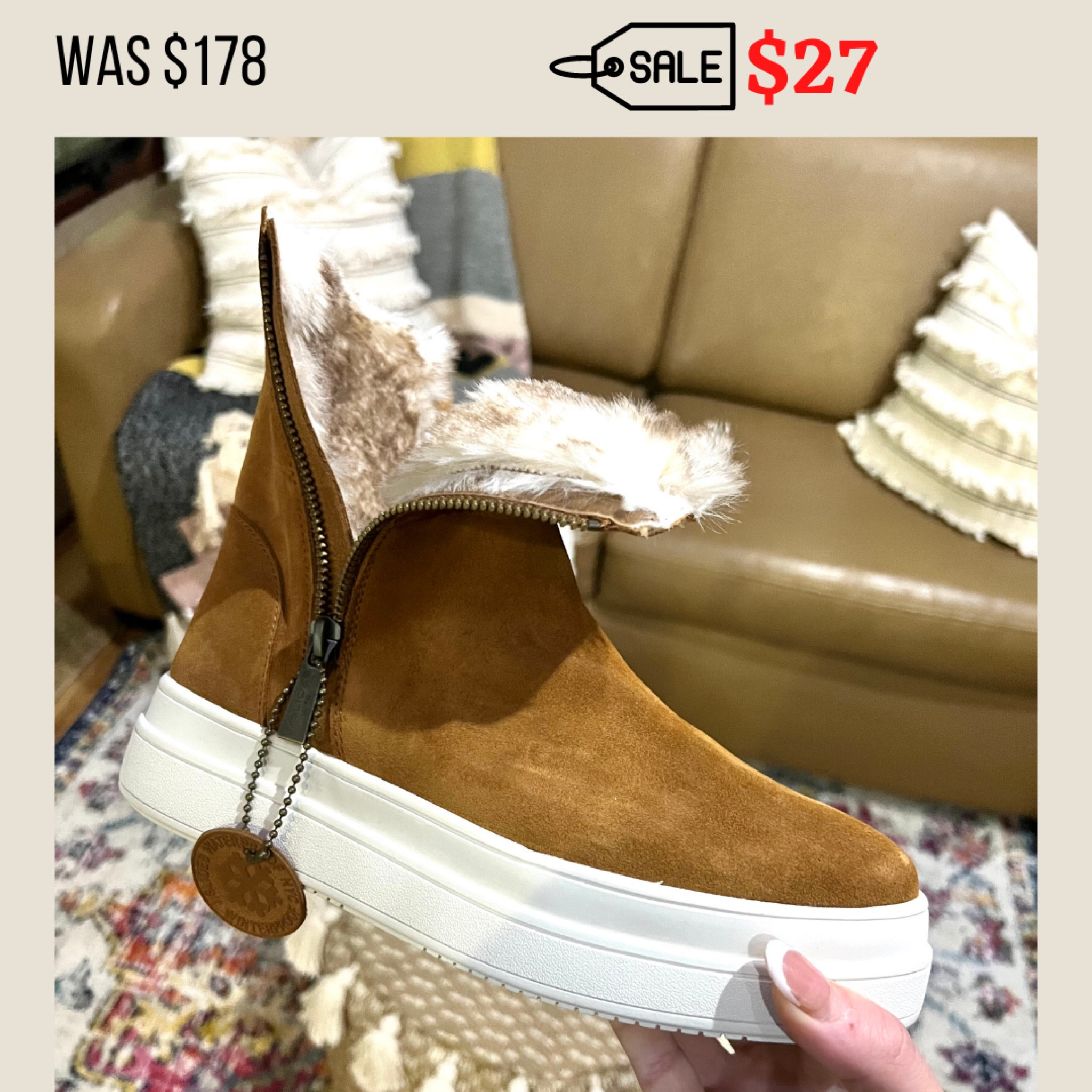 JSLIDES on major sale!!!! 

#winterboots #waterproofboots #jslides #booties #uggdupe #platformboots #tjmaxx #furboots

#LTKsalealert #LTKFind #LTKshoecrush