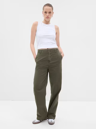 Loose Khakis with Washwell | Gap (US)