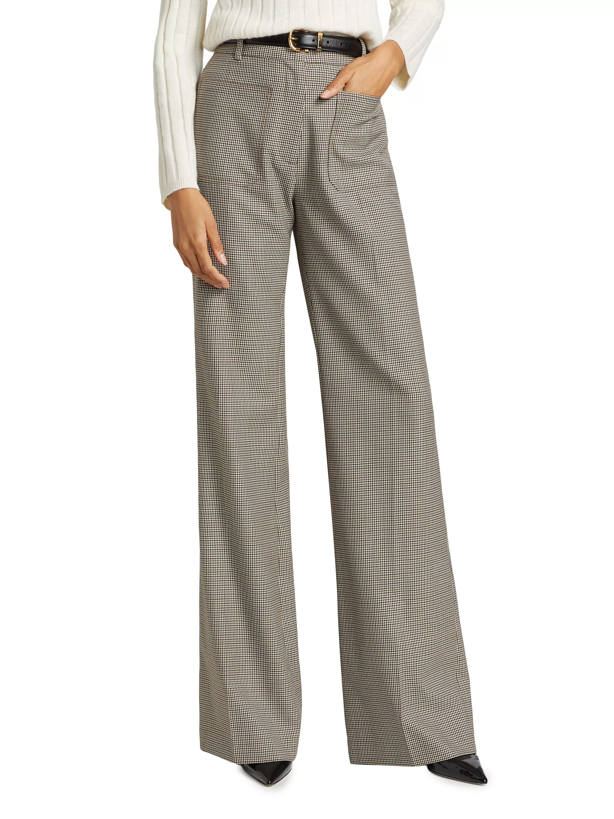 Christophe Plaid Virgin Wool Pants | Saks Fifth Avenue