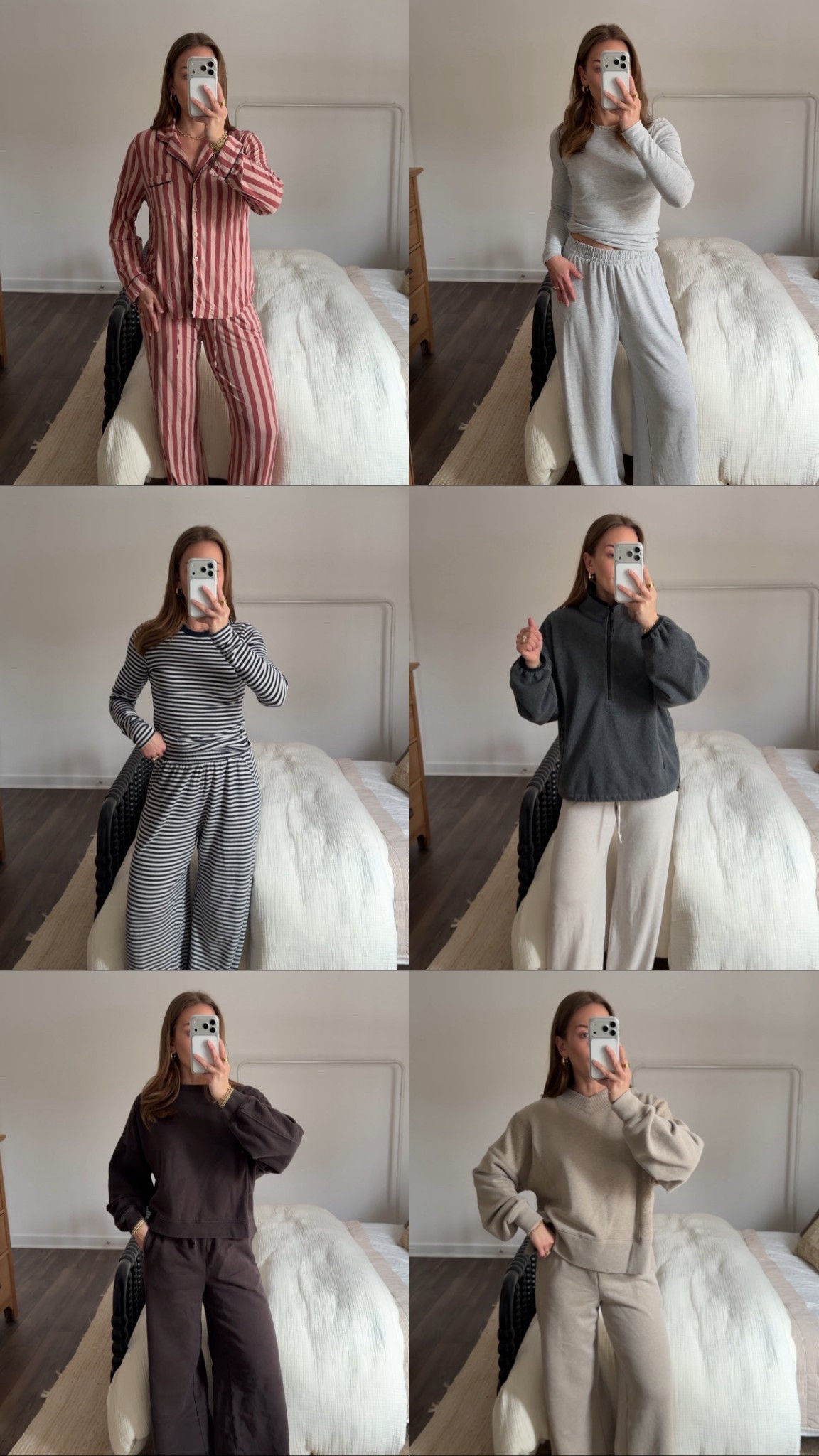 2/24/26 Loungewear roundup 🤍 Sharing some of my all-time favorite cozy staples and the brands I keep going back to — Abercrombie, Gap, Cozy Earth pajamas, Aritzia, and Aerie. These are the pieces I actually live in for slow mornings, work-from-home days, and cozy nights in. 

#LTKgrwm #LTKootd #LTKmorningroutine