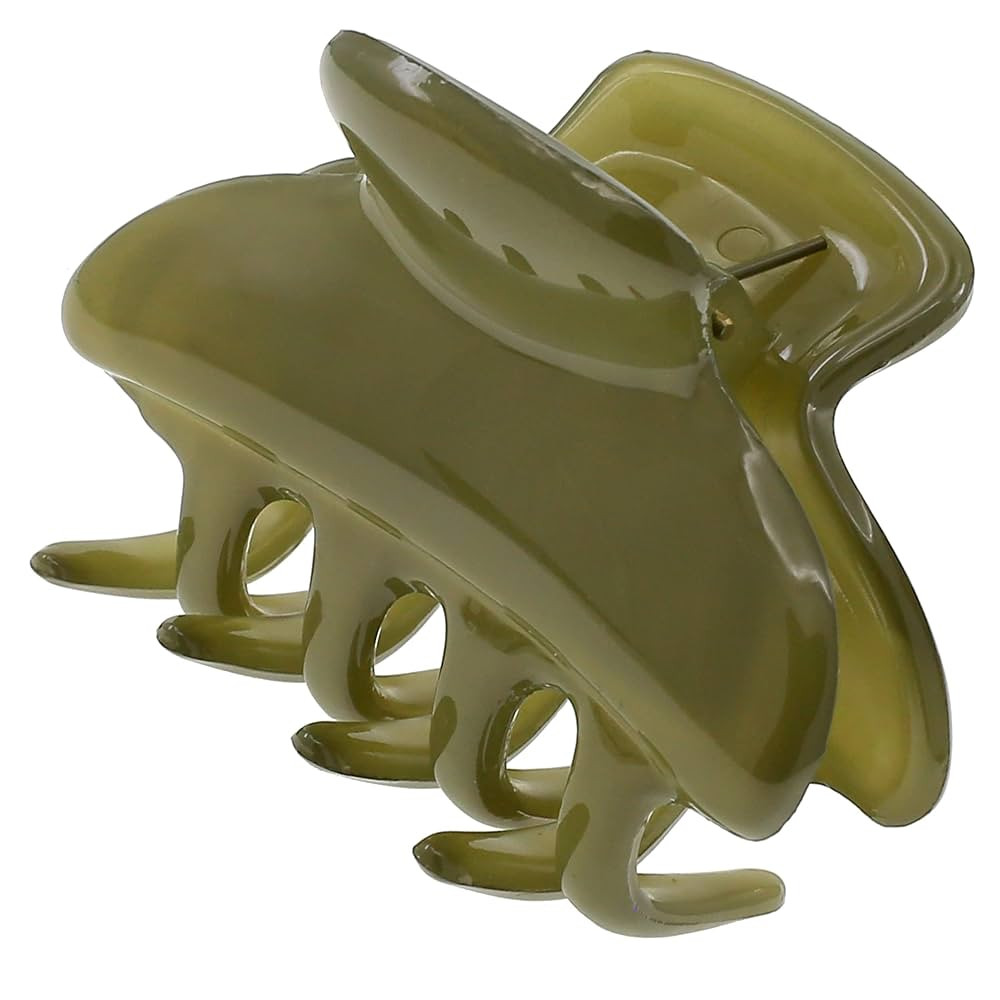 Camila Paris CP3552 French Hair Clip for Women, Small, Green 2.5 Inch Girls Hair Claw Clips Jaw F... | Amazon (US)