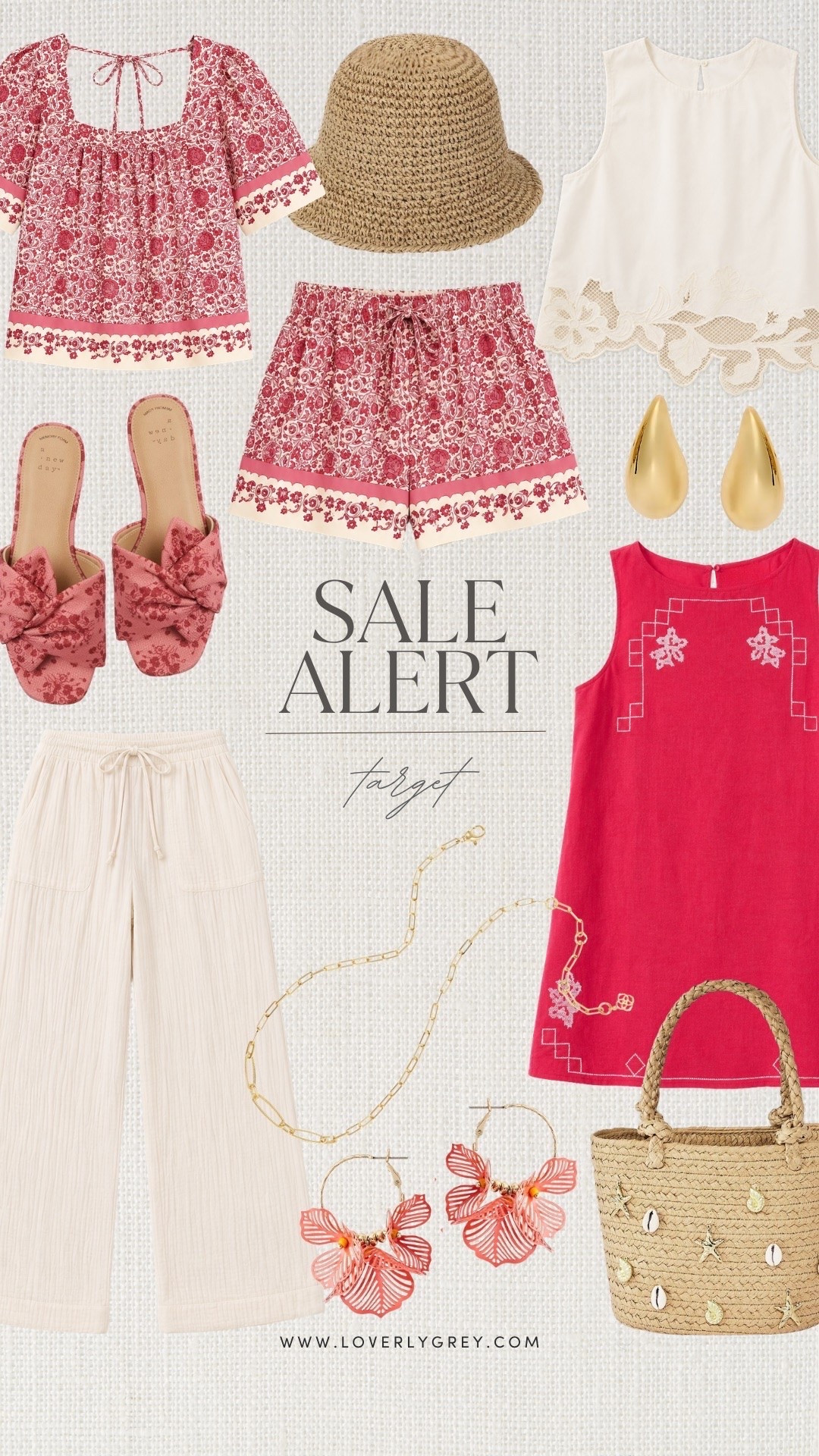 Now is the time to stock up on affordable summer staples - during Target Circle Deal Days 👏🏻  The embroidery and patterns on these pieces remind me so much of pieces you’d find at Anthropologie! 

Loverly grey, sale women’s clothing, Target fashion finds, neutral linen pants, embroidered shift dress pink, matching pink pattern shorts set

#LTKSeasonal #LTKSaleAlert #LTKTravel