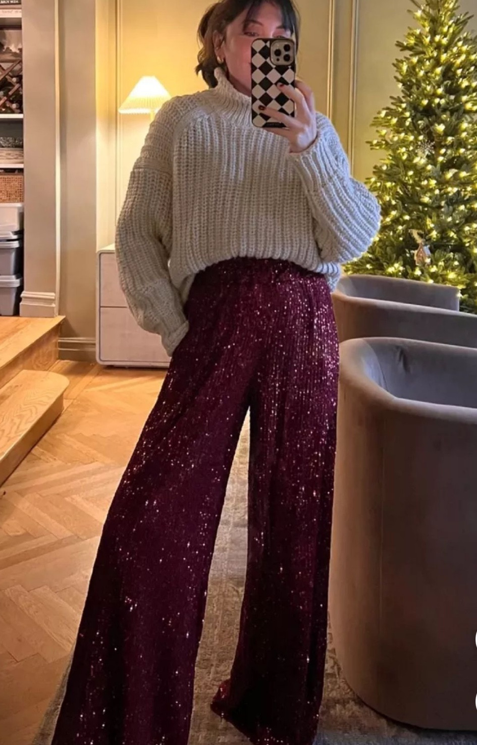 Holiday outfit with sequin pants✨

#LTKSeasonal #LTKHoliday #LTKStyleTip