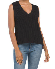 V-neck Ribbed Sweater Vest | The Designer Shop | T.J.Maxx | TJ Maxx