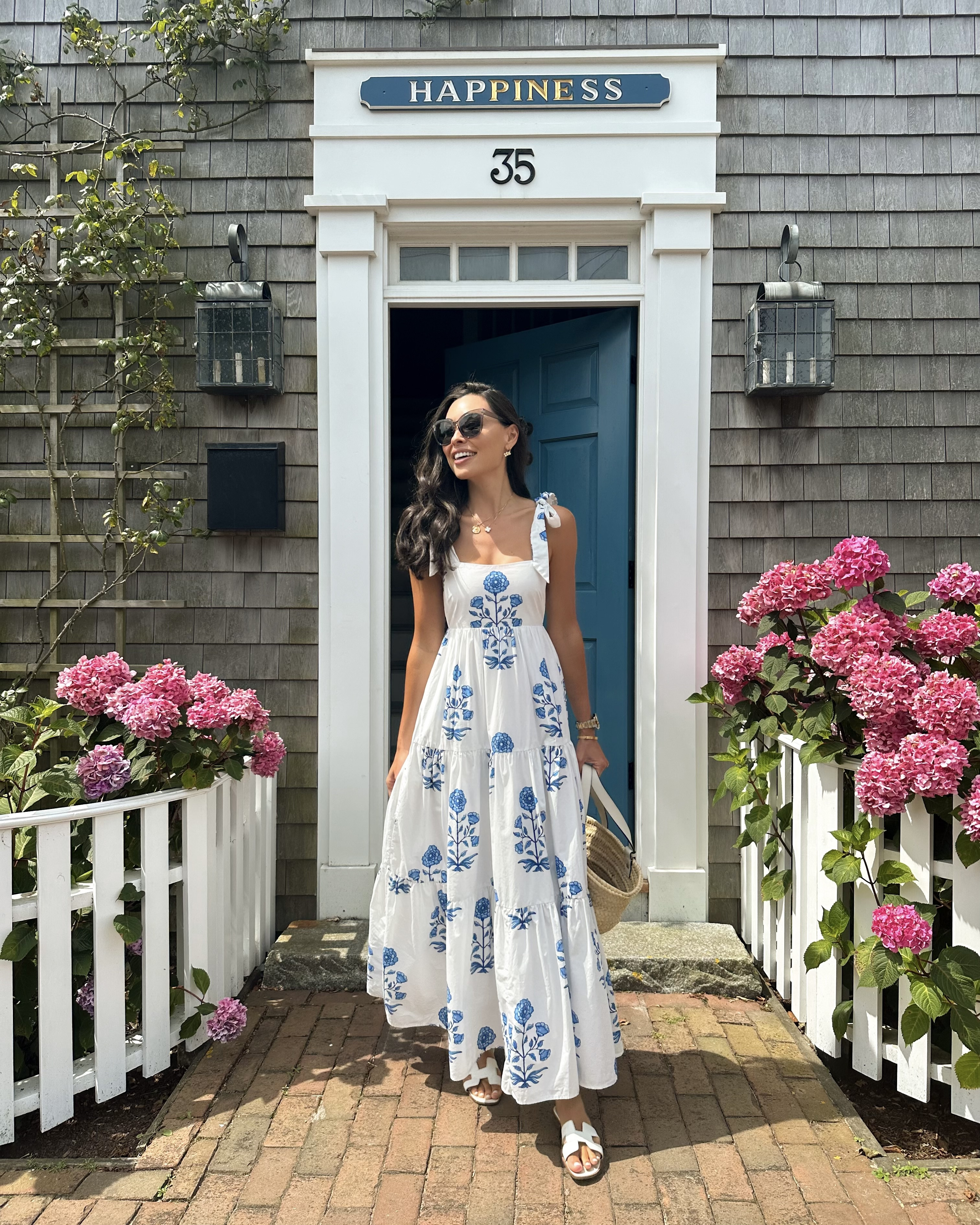 Nantucket outfit, Kat Jamieson style, Everyone Loves The Weekend dress, blue floral dress. 

#LTKStyleTip #LTKParties #LTKSeasonal