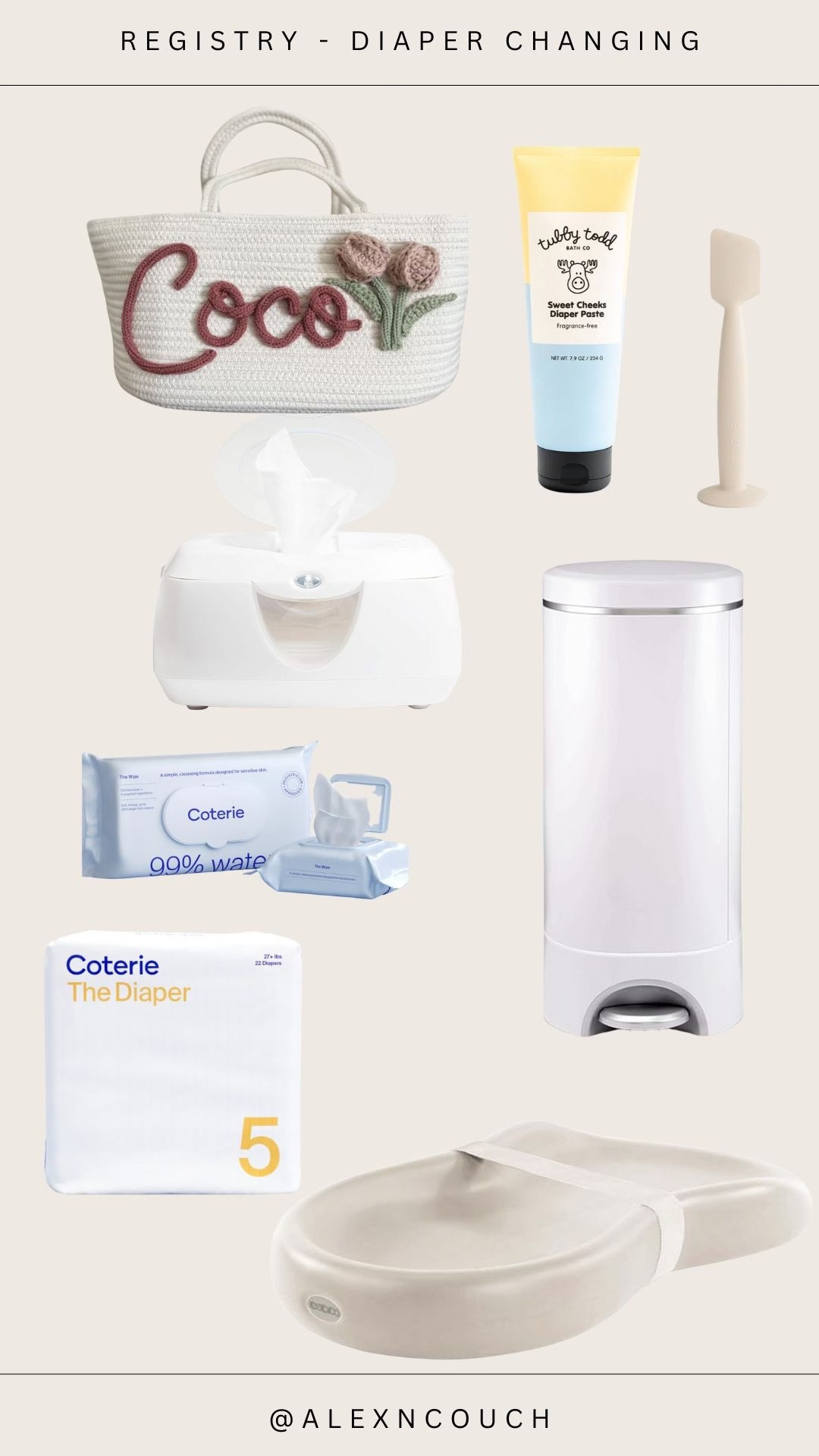 Diaper station must haves. #LTKbaby