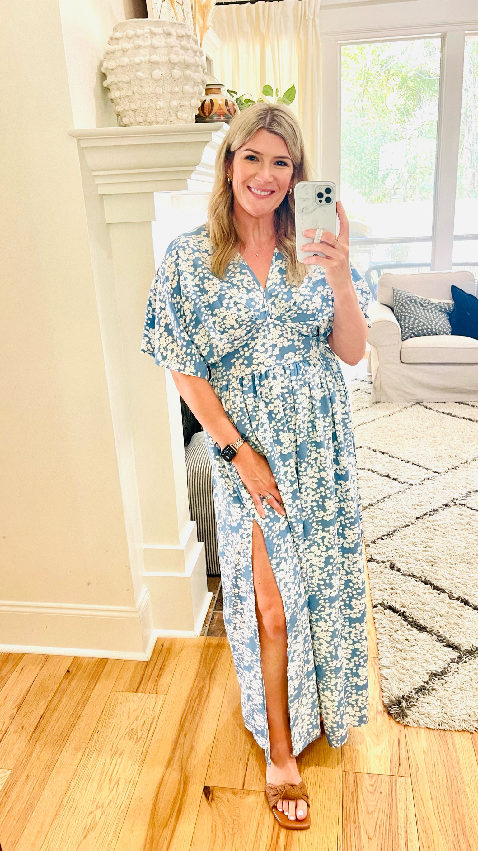 Gorgeous dress from SHEIN paired with these sandals on SALE! Wearing a medium and 9 in shoes— both TTS 

#LTKsalealert #LTKfindsunder50 #LTKshoecrush