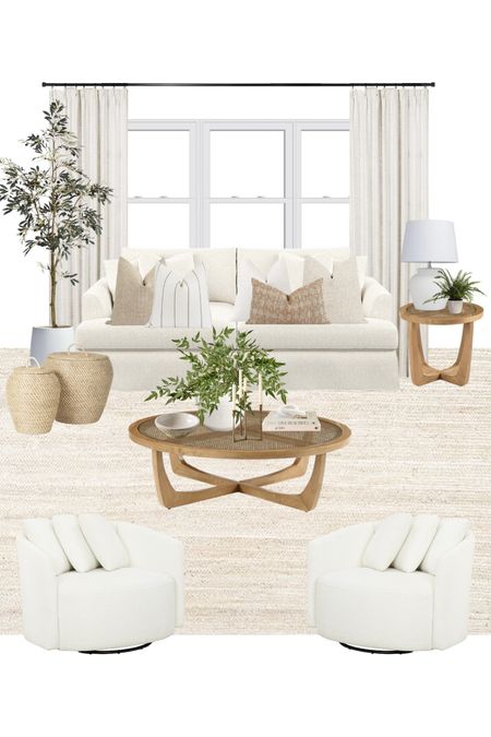 Small family room design for a follower. This is 1 of 2 for all the links!

I always recommend this slipcover sofa. Amazing reviews! Free fabric samples. Coffee table is one of my favorites. Large size for a great price! If needed swap out coffee table for a comfy ottoman.

Family room design, living room design, design boards, mood boards, modern coastal, modern organic, home design, home decor, accent chairs, best sofas, slipcover sofas, faux plants, curtains

#LTKhome #LTKsalealert #LTKstyletip