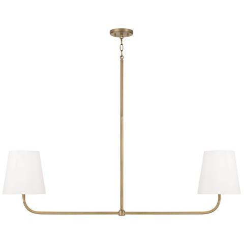 Capital Lighting Brody 2 Light Island Aged Brass | Lamps Plus