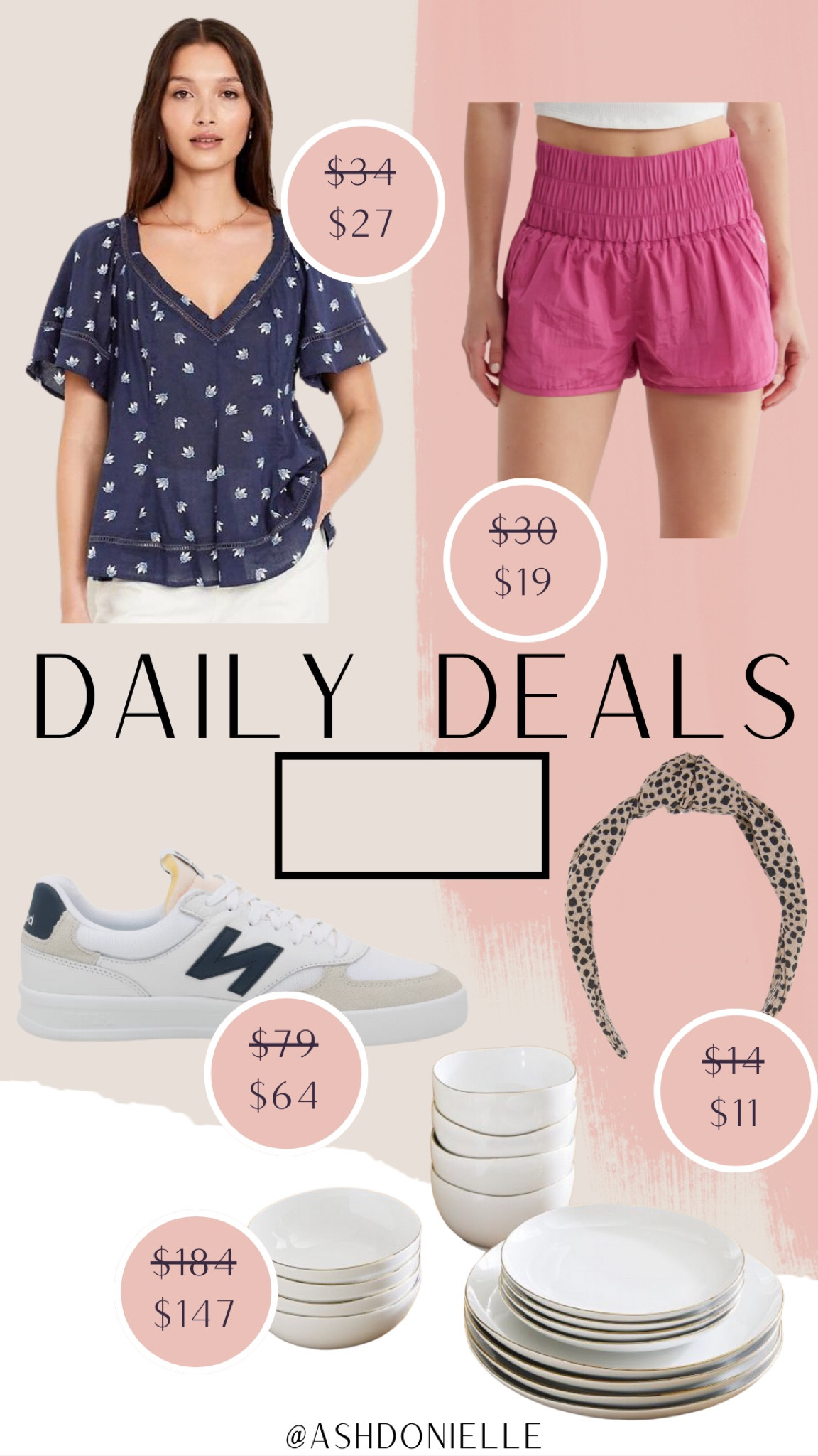Daily deals - daily discounts - old navy sale - spring fashion - new balance sneakers on sale - dinnerware on sale -west elm sale - target circle week sales - free people shorts on sale 

#LTKsalealert #LTKSeasonal #LTKstyletip