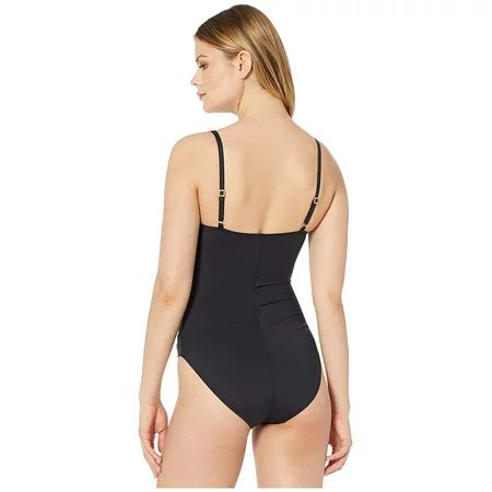 La Blanca Island Goddess Lingerie Mio One-Piece Black | Walmart (US)