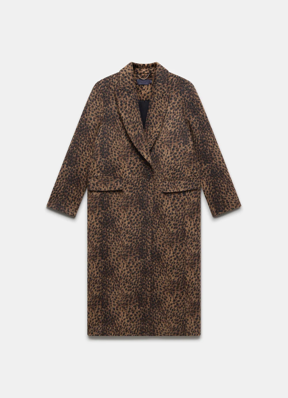 Leopard Print Long Coat | Mint Velvet