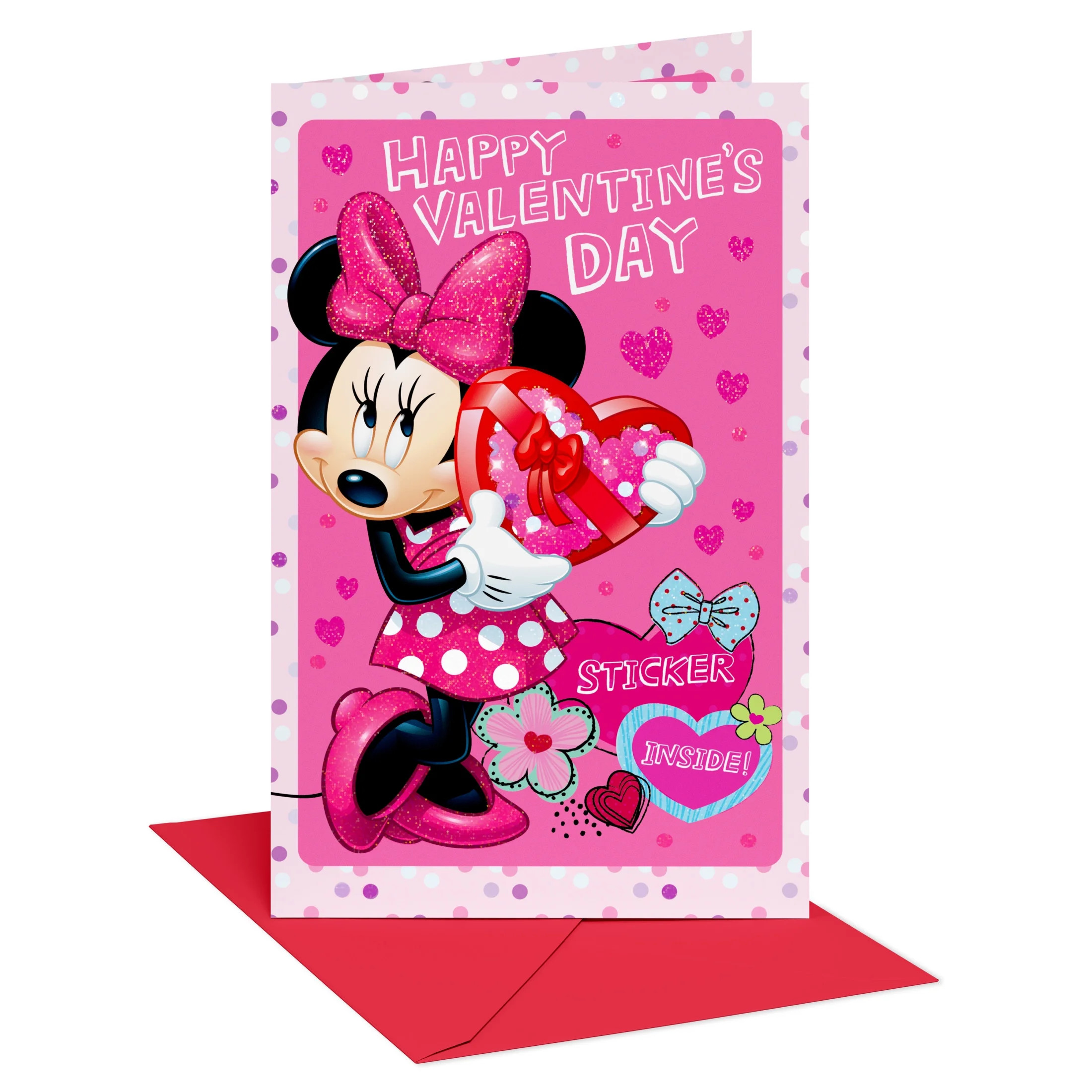 American Greetings Disney Minnie Mouse Valentine's Day Card for Kids (Cute as a Button) | Walmart (US)