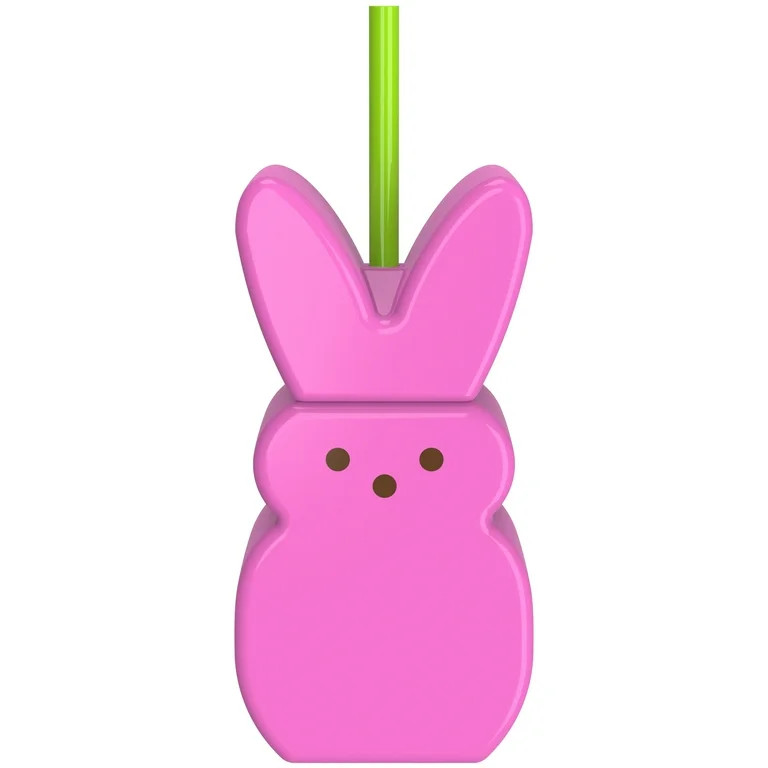 Zak Designs 14oz Peeps Durable Plastic Sculpted Tumbler - Pink | Walmart (US)